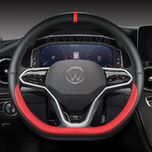 お得 D字型ステアリングホイールカバー VW シャラン パサート キャディ トゥーランティ グアン 2015-2021_画像8