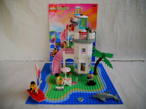 【中古】レゴ・パラディサ[LEGO PARADISA] #6414 ライトハウス/Dolphin Point 1995年 説明書有り・欠品無し オールドレゴ ビンテージ