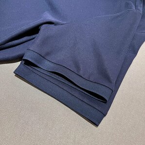 Loro Piana ロロピアーナ メンズ ポロシャツ 半袖Tシャツ 綿 春夏 ネイビー  3XLサイズ 紳士服 無地 カノコの画像5