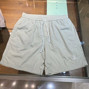 BRUNELLO CUCINELLI(ブルネロ クチネリ)メンズショートパンツ ハーフパンツ 半パン スポーツ短パン ショーツ L ライトグレー サーフパン