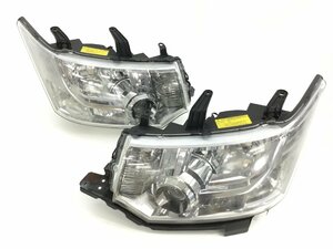 三菱 CV5W デリカ D5 純正ヘッドライト HID AFS無 KOITO 100-87918 左右セット　　 2400688　　　　 　 2J8-1 高