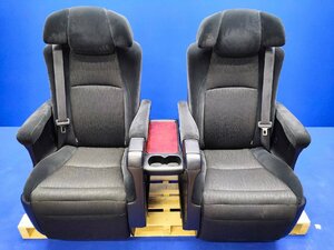 20 Alphard Vellfire7 person BlackInterior 電動 オットマン キャプテンSeat leftrightset トリムNo:FC19　　　　　2400806　2階　友