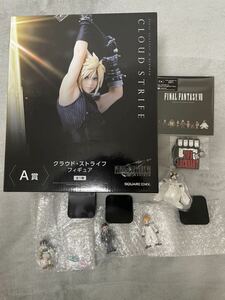 FINAL FANTASY VII 一番くじ まとめ売り A賞 クラウド C賞 CD F賞 ラバーストラップ G賞 ミニフィギュア