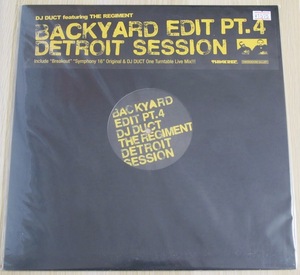 DJ DUCT - BACKYARD EDIT PT.4 - DETROIT SESSION 新品12インチ (2011年 / THINK REC / THINK-07)