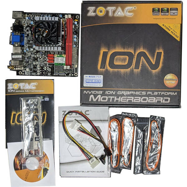 【中古】ZOTAC IONITX-D-E [ITX Atom330オンボード]