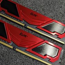 【中古】DDR4メモリ 16GB(8GB2枚組) TEAM TPRD48G3200HC22BK [DDR4-3200 PC4-25600]_画像5