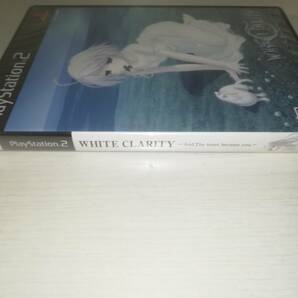 PS2 新品未開封 WHITE CLARITY And,The tears became you ホワイト クラリティの画像3