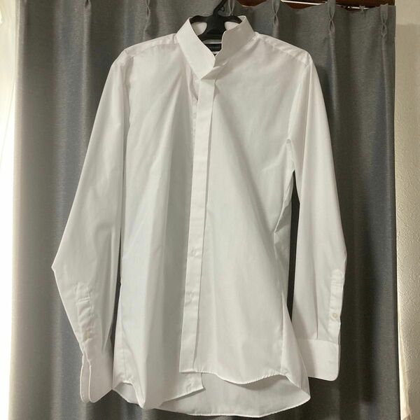 【Mサイズ】結婚式　シャツ　ウィングカラーシャツ 新郎　モーニング　gentrind