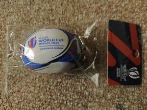 ワールドカップ 2023 フランス ラグビーボール キーホルダー ギルバート キャップジェミニ GILBERT Capgemini RWC 日本代表 Rugby ラグビー