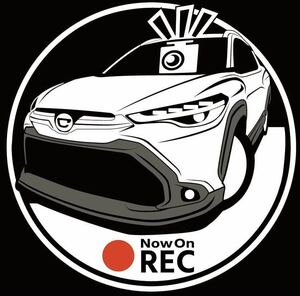 車種やカラー変更承ります　トヨタ　カローラクロス　ドラレコ　ドライブレコーダー　ステッカー　カッティングステッカー