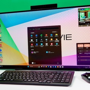 2021年◎ LaVie All in One-27型【3波TV/W録】第10世代 i7 / 32GB/ SSD 1TB (Gen4/新)＋4TB/ Wi-Fi 6/ UHD Bluray/ Office2021/ 新品同様の画像1