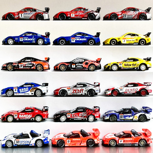 トミカリミテッド スーパーGT ニッサン Z スープラ NSX Tomica Limited Super GT Nissan Fairlady Toyota Supra Honda 18台セットの画像1