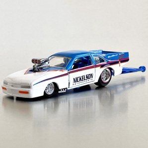 1/64 マッスルマシーン ニトロクーペ '94 シボレー ベレッタ ドラッグレース仕様 Muscle Machines Nitro Coupe 1994 Chevy Beretta Dragの画像3