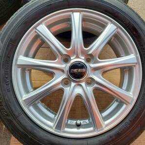 軽自動車 SPORT RUOTA 4.5J-14インチ ET45 100-4H ブリヂストン エコピアEP150 155/65R14 2020年 タント ムーブ ワゴンR スペーシア N-BOXの画像2