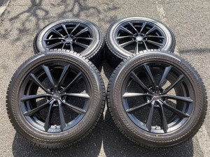 バリ山 美品 スタッドレスセット BMW X7(G07)用 ブレイトンBR-1 9J-20インチ ET35 PCD112 255/55R20 ブリザックランフラット 2022年製