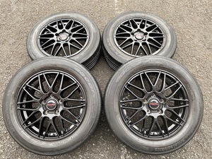 ノア、ヴォクシーに！ヒューマンライン 6.5J‐16インチ ET48 PCD114.3-5穴 205/60R16 プリウスα ステップワゴンなど