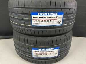 ◆新品! 即納! 2本Set 255/40-18 255/40R18 TOYOプロクセススポーツ2 レクサスIS BMW 3シリーズ F30 G20 4シリーズ G22 X1 E84 Z4 G29