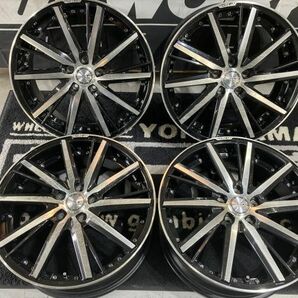 ◆最落無し 1000円～ シュタイナー SF-V 19×7.5J+55 114.3/5H ホイール4本SET!! ノア/ヴォクシー/オデッセイ/ヴェゼル/WR-V/MAZDA3他の画像1