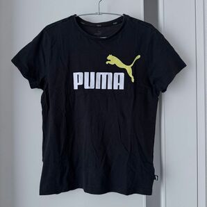 PUMA Tシャツ　160 黒　ブラック 半袖