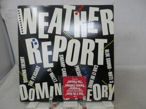 C11■LPレコード WEATHER REPOR（ウェザー・リポート）/Domino Theory(ドミノ・セオリー)■