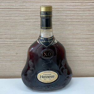 【S27】ヘネシーXO 金キャップ　クリアボトル　Hennessy X.O ブランデー　洋酒 古酒