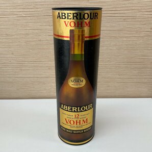 【S54】ABERLOUR VOHM 12年 43％ 750ml スコッチ ウイスキー 未開栓 古酒 洋酒の画像1