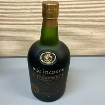 【S71】CROIZET D'AGE INCONNU　コニャック　ブランデー 700ml 40％ 未開栓 古酒 洋酒_画像2