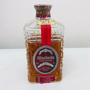 【M93】【訳あり】Murdoch's PERFECTION マードックス パーフェクション 43% 750ml スコッチウイスキー 木箱・替栓付 未開栓 古酒 洋酒の画像2
