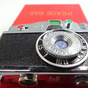 昭和55年 カメラ型 ライター スパーク確認済み PEACE GAS 美品 中古 昭和レトロアンティークの画像6