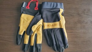 未使用品 montbell モンベル Belay Gloves ビレイグローブ Mサイズ 男女兼用 手囲い22.5-24.5cmポリエステル 合成皮革 やぎ革 登山キャンプ