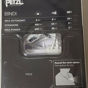 未開封品 ペツル PETZL BINDY ビンディ Headlamp ヘッドランプ 最大200ルーメン E102AA02 色グリーンUSB RECHARGEABLE登山山歩散歩キャンプの画像4