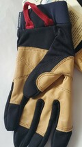 未使用品 montbell モンベル Belay Gloves ビレイグローブ Mサイズ 男女兼用 手囲い22.5-24.5cmポリエステル 合成皮革 やぎ革 登山キャンプ_画像3