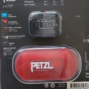 未開封品 ペツル PETZL e+LITE イーライト 最大50ルーメン E02 P4 CR2032電池 Emergency headlamp ヘッドランプ登山 山歩キャンプ災害 山岳の画像4