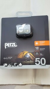 未開封品 ペツル PETZL e+LITE イーライト 最大50ルーメン E02 P4 CR2032電池 Emergency headlamp ヘッドランプ登山 山歩キャンプ災害 山岳