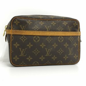 ●ルイヴィトン LOUIS VUITTON コンピエーニュ23 モノグラム クラッチバッグ セカンドバッグ レザー ブラウン M51847 [Jコレ]D23yu173の画像1