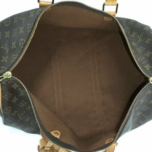 ●ルイヴィトン LOUIS VUITTON キーポル50 モノグラム ブラウン ボストンバッグ トラベルバッグ M41426 [Jコレ]yu121の画像9