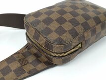 ●ルイヴィトン LOUIS VUITTON ジェロニモス ボディバッグ ダミエ・エベヌ N51994[Jコレ]D16TA50_画像3