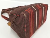 【中古】BURBERRY ハンドバッグ キャンバス ブラウン系_画像3