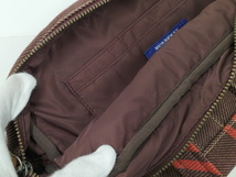 【中古】BURBERRY ハンドバッグ キャンバス ブラウン系_画像9