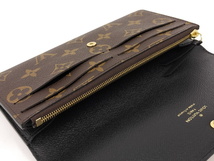 【中古】LOUIS VUITTON ポルトフォイユ エミリー 2つ折り 長財布 モノグラム リバース M82157_画像6