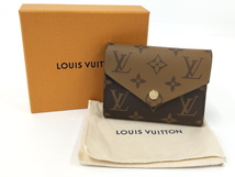 【中古】LOUIS VUITTON ポルトフォイユ ヴィクトリーヌ 三つ折り財布 モノグラムリバース M81557_画像10