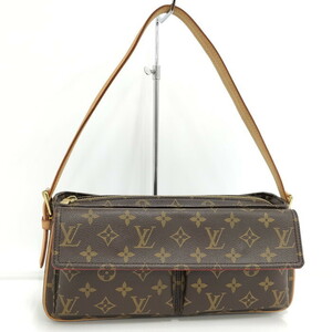 【中古】LOUIS VUITTON ヴィバシテMM ハンドバッグ モノグラム ブラウン M51164