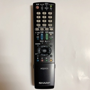 送料無料 即決 中古★SHARP シャープ GA995WJSA★テレビ用 リモコン