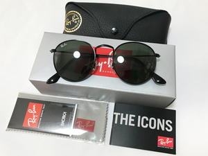 [新品付属品完備☆送料込み] RayBan レイバン ROUND METAL ラウンドメタル サングラス ブラック Black RB3447