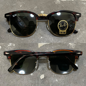 [新品本体のみ☆送料込み] RayBan レイバン クラブマスター サングラス CLUBMASTER べっ甲 RB3016