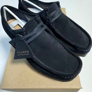 CLARKS クラークス WALLABEE ワラビー NAVY アローズ 別注 