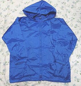 * nylon Parker water-repellent ... blue * rain rainy season rainwear *