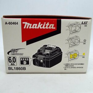 E☆【未使用品】マキタ makita BL1860B 18V 6.0Ah リチウムイオン バッテリー LITHIUMION☆インパクト等に☆質屋リサイクルマート宇部店☆