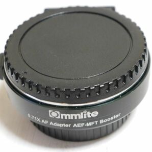 Commlite 0.71X AF Adapter AEF-MFT Booster 電子マウントアダプター