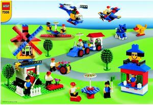 LEGO 7335　レゴブロック基本セット青バケツ廃盤品